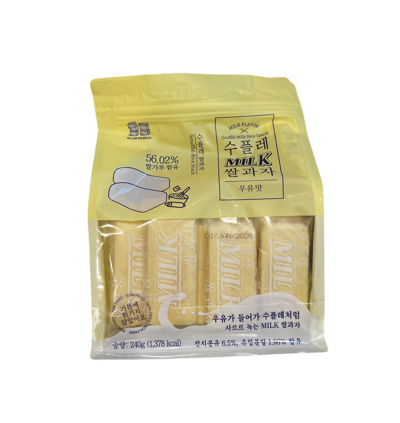 韩洁牛乳米饼