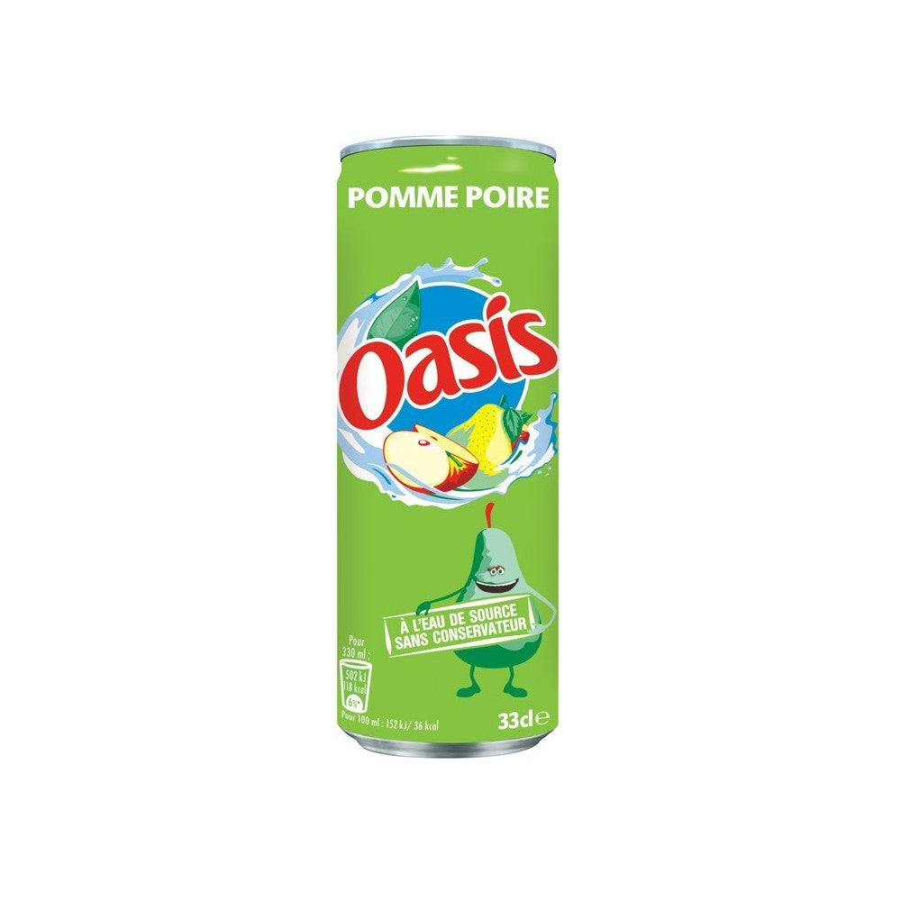 Oasis apple pear 33cl