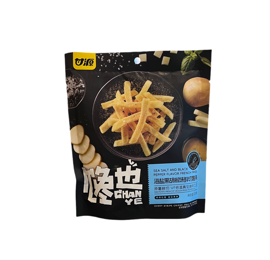 甘源鲜切薯条（海盐黑胡椒） 120g