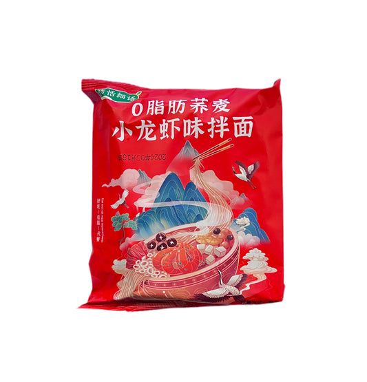 恬恬细雨 0脂肪荞麦小龙虾味拌面