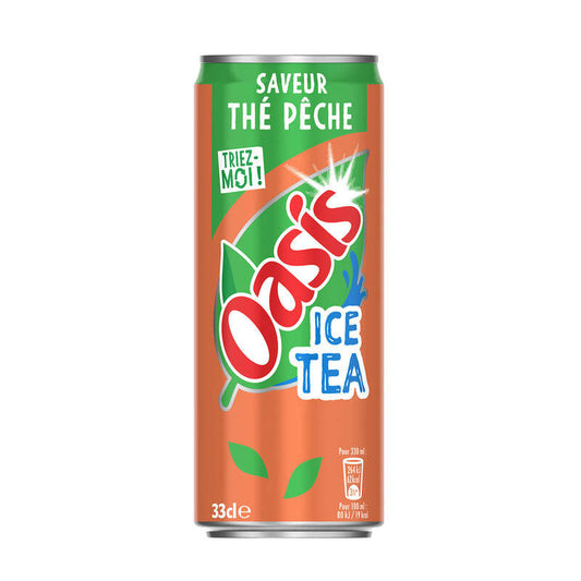 Oasis peach tea 33cl