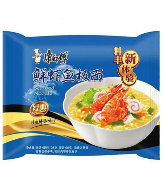 康师傅鲜虾鱼板面