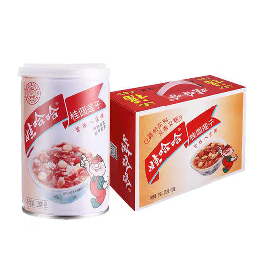 哇哈哈桂圆莲子八宝粥箱