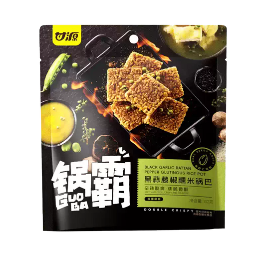 甘源糯米锅巴(黑蒜藤椒) 102g