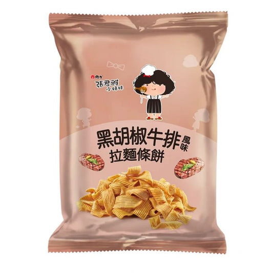 张君雅 黑胡椒牛排拉面条饼 65g
