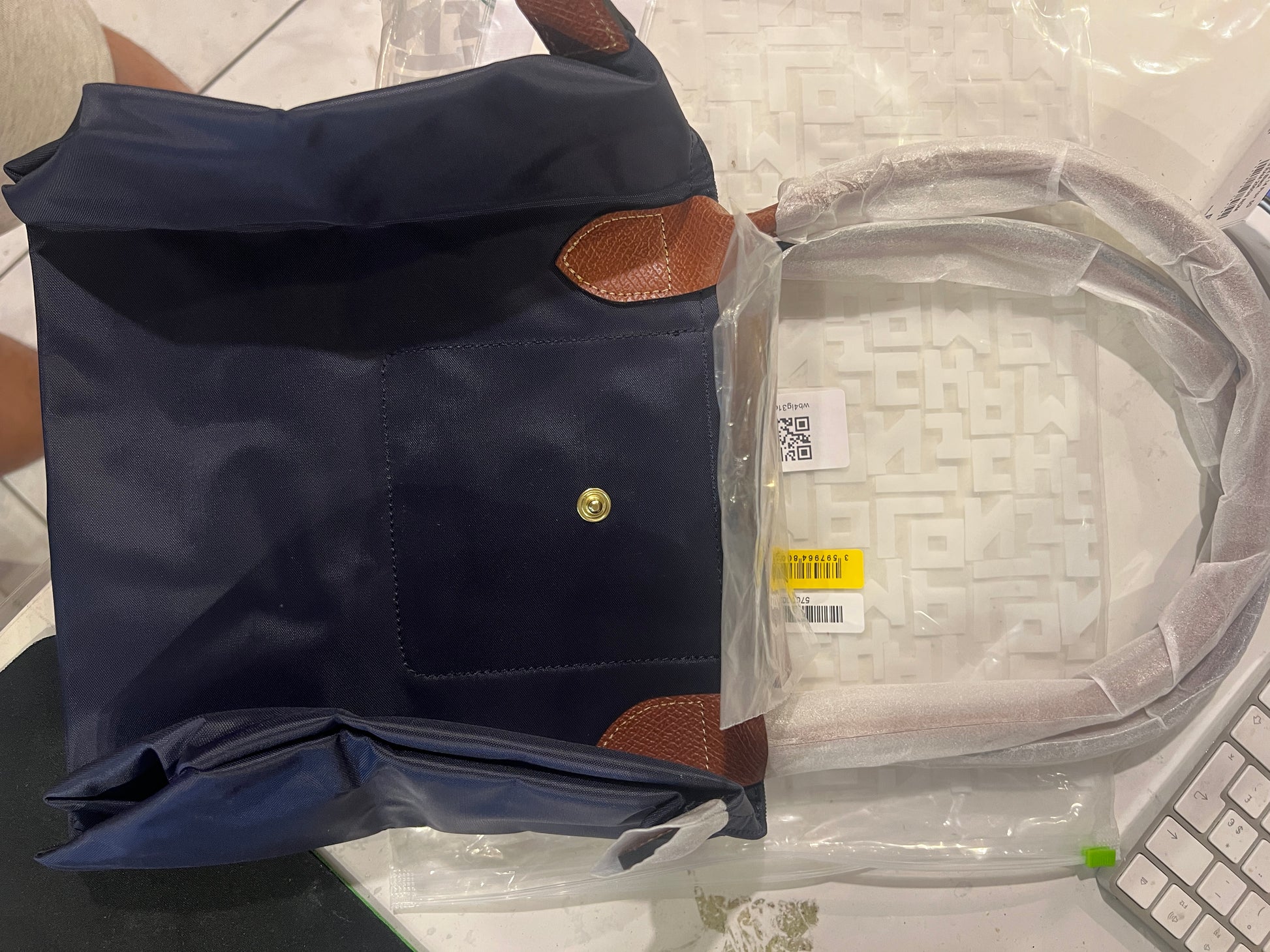 高仿Longchamp Sac Cabas L le pilage original（全新未开封，附带标签）